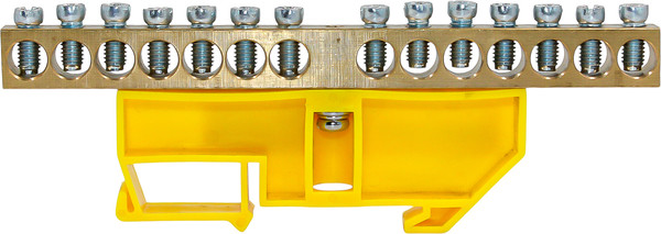 Изображение товара Шина заземления DEKRON 8x12-14 / AN0803-0039 (желтый)