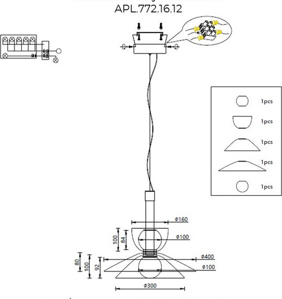 Изображение товара Потолочный светильник Aployt APL.772.16.12