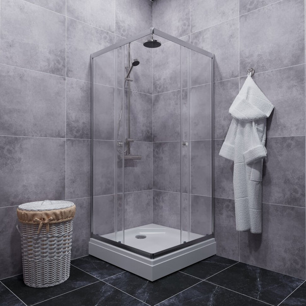 Изображение товара Душевой уголок Triton Вента-Хром-Вельвет 90х90 (с поддоном)