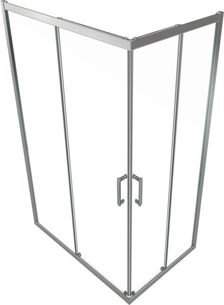 Изображение товара Душевой уголок Triton Фикс-Хром 120x80 (без поддона)