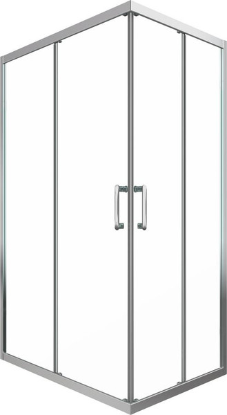 Изображение товара Душевой уголок Triton Фикс-Хром 120x80 (без поддона)