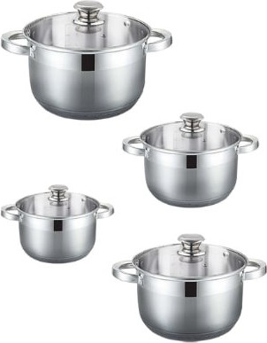 Изображение товара Набор кухонной посуды Classmark Из нержавеющей стали (8шт)