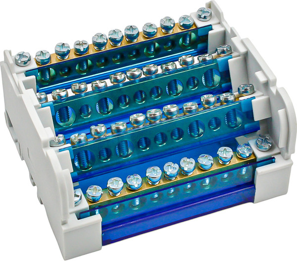 Изображение товара Шина нулевая в корпусе DEKRON На DIN-рейку 4x11 3L+PEN / AN0805-0004