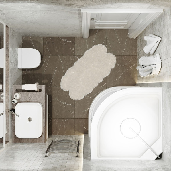 Изображение товара Душевая кабина Triton Узоры 90x90 А