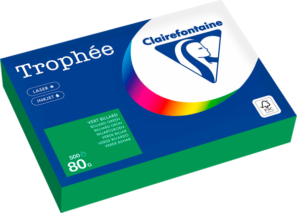 Изображение товара Бумага Clairefontaine А4 80г/м2 / 1991C (500л, травяной)