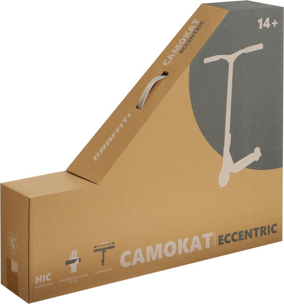 Изображение товара Самокат трюковый Graffiti Eccentric 24 / 10205148 (черный)