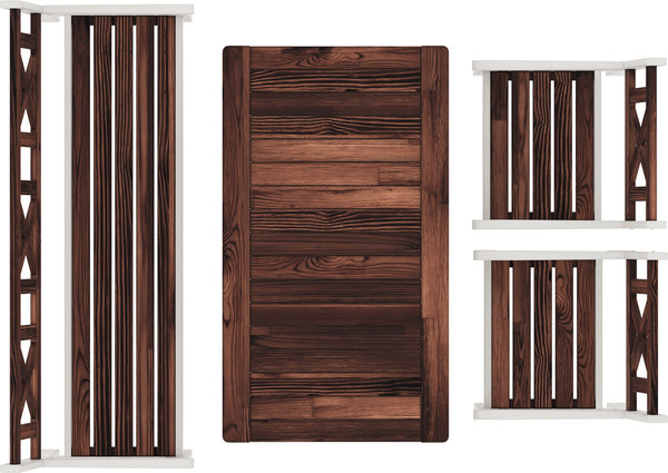 Изображение товара Комплект садовой мебели Sundays Ф-183 1/2/1 (орех/белый)