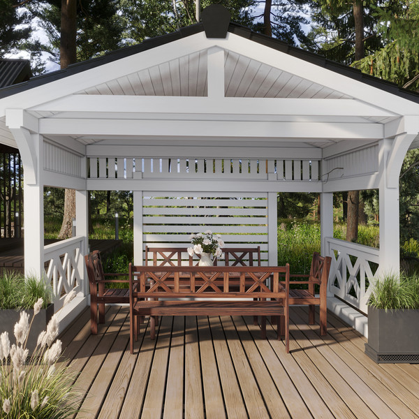 Изображение товара Комплект садовой мебели Sundays Ф-183 1/2/2 (орех)