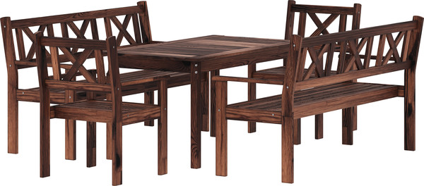 Изображение товара Комплект садовой мебели Sundays Ф-183 1/2/2 (орех)