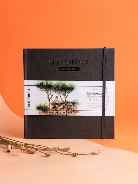 Изображение товара Скетчбук Малевичъ Veroneze / 401559 (40л, серый)