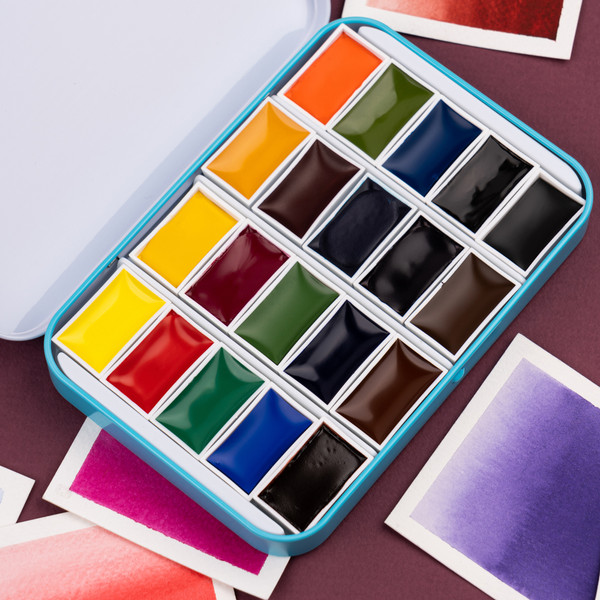 Изображение товара Акварельные краски Малевичъ Veroneze / 630981 (20цв)