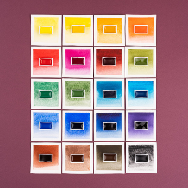 Изображение товара Акварельные краски Малевичъ Veroneze / 630981 (20цв)