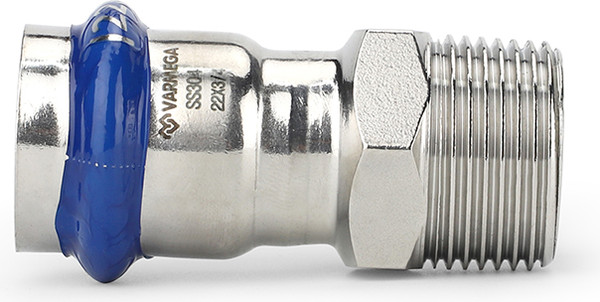 Изображение товара Муфта Varmega Inox Press раструбная с наружной резьбой 28х3/4" / VM706002805