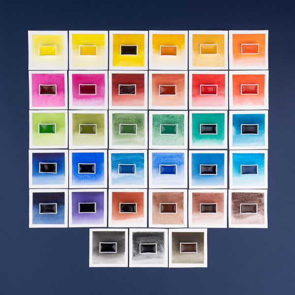 Изображение товара Акварельные краски Малевичъ Veroneze / 630982 (33цв)