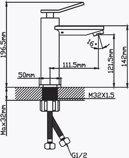 Изображение товара Смеситель Эверест B10-15TL