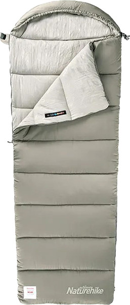 Изображение товара Спальный мешок Naturehike CNK2350WS023 M400 (зеленый, молния справа)