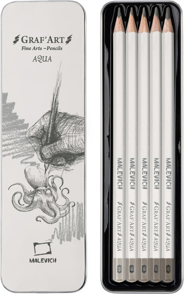 Изображение товара Набор акварельных карандашей Малевичъ GrafArt / 193210 (5шт)