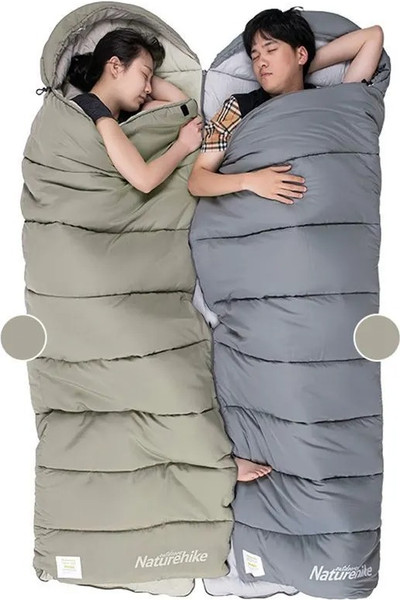 Изображение товара Спальный мешок Naturehike CNK2350WS023 M400 (серый, молния слева)