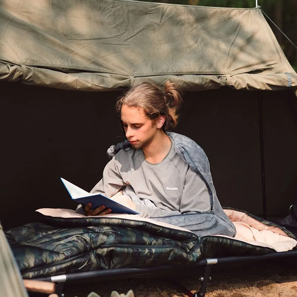 Изображение товара Спальный мешок Naturehike CNK2350WS023 M320 (камуфляжный, молния справа)