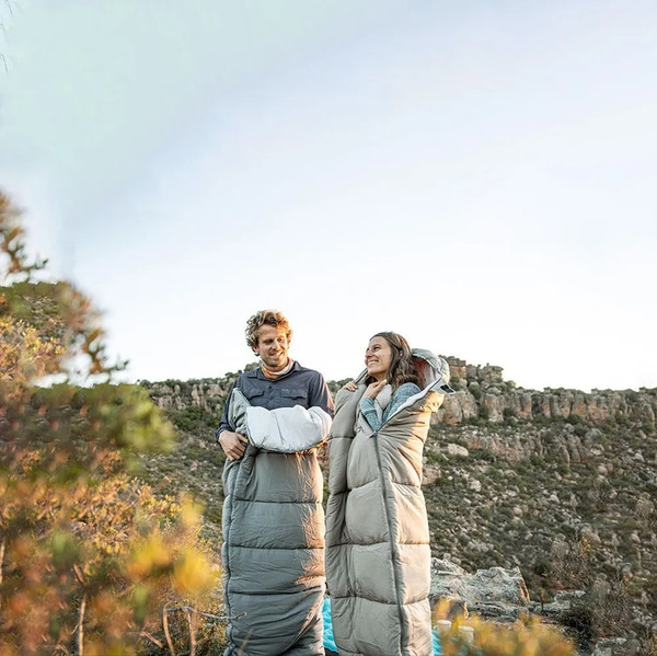 Изображение товара Спальный мешок Naturehike CNK2350WS023 M400 (серый, молния справа)