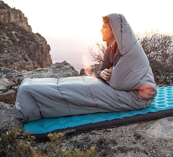 Изображение товара Спальный мешок Naturehike CNK2350WS023 M400 (серый, молния справа)