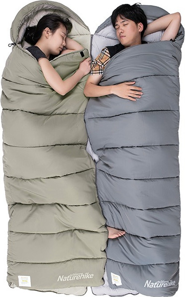Изображение товара Спальный мешок Naturehike NH20MSD02 M300 (зеленый, молния слева)