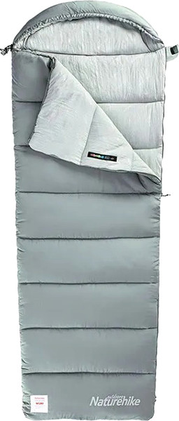 Изображение товара Спальный мешок Naturehike CNK2350WS023 M300 (серый, молния слева)