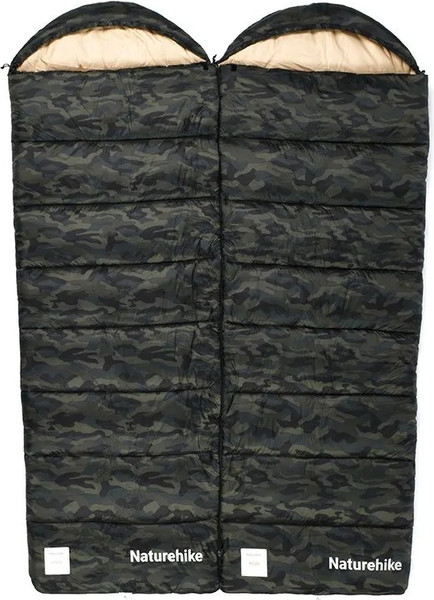 Изображение товара Спальный мешок Naturehike CNK2350WS023 M320 (камуфляжный, молния слева)