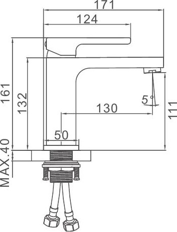 Изображение товара Смеситель Gerhans K11027W