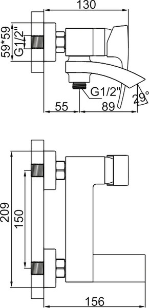 Изображение товара Смеситель Gerhans K13314D