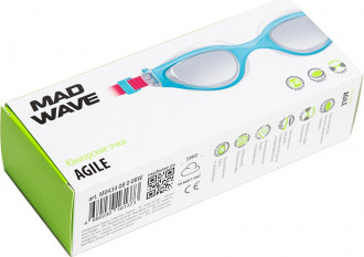 Изображение товара Очки для плавания Mad Wave Agile Junior (голубой)