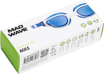 Изображение товара Очки для плавания Mad Wave Agile Junior (синий)