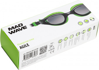 Изображение товара Очки для плавания Mad Wave Agile Junior (черный)