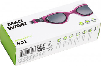Изображение товара Очки для плавания Mad Wave Agile Junior (пурпурный)