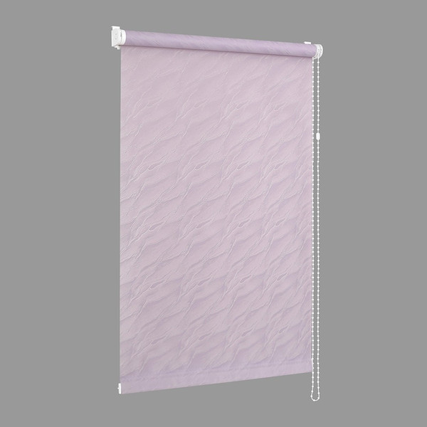 Изображение товара Рулонная штора Delfa Сантайм Жаккард Веда СРШ-03Д 878 (140x170, сиреневый)