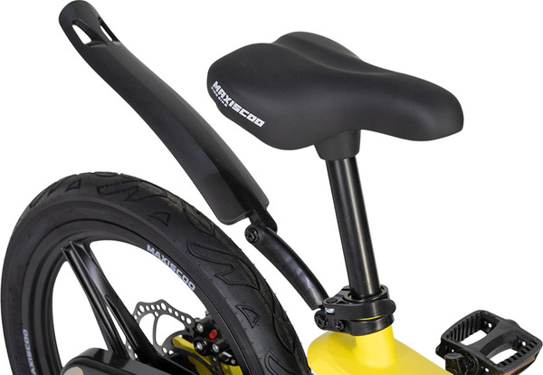 Изображение товара Детский велосипед Maxiscoo Space Deluxe 18 2025 / MSC-S1841D (желтый матовый)