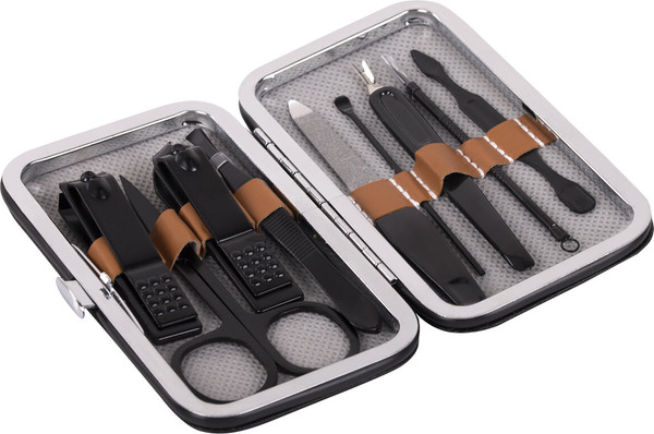 Изображение товара Набор для маникюра WBZ 9 в 1 / 609491 (черный)