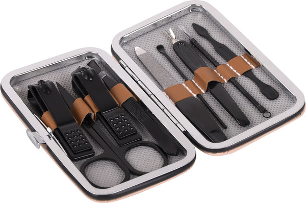 Изображение товара Набор для маникюра WBZ 9 в 1 / 609492 (бежевый)