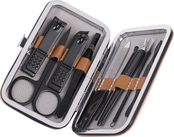 Изображение товара Набор для маникюра WBZ 9 в 1 / 609492 (бежевый)