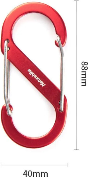 Изображение товара Карабин пожарный Naturehike NH20GS004 S-Type (1шт)