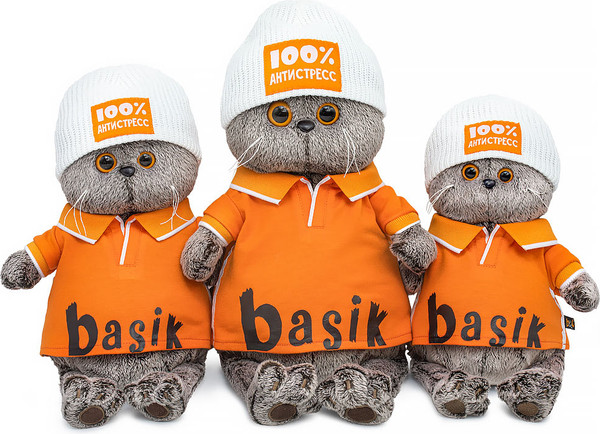 Изображение товара Мягкая игрушка Budi Basa Басик в поло и шапке / Ks25-286