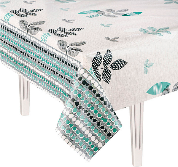 Изображение товара Скатерть No Brand Перспектива Лен с бейкой 130x110 / 617/6