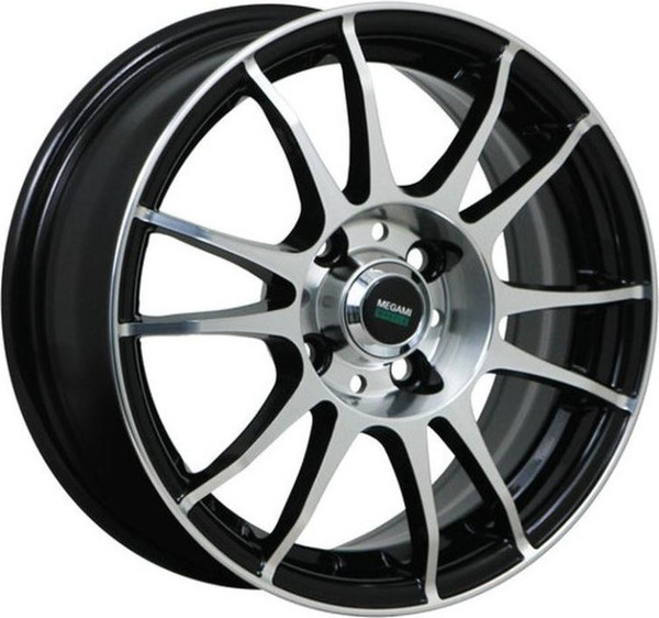 Изображение товара Литой диск Megami MGM-3 15x6" 4x100мм DIA 60.1мм ET 50мм BKF