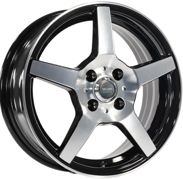 Изображение товара Литой диск Megami AF-07 15x6" 5x100мм DIA 57.1мм ET 40мм BKF
