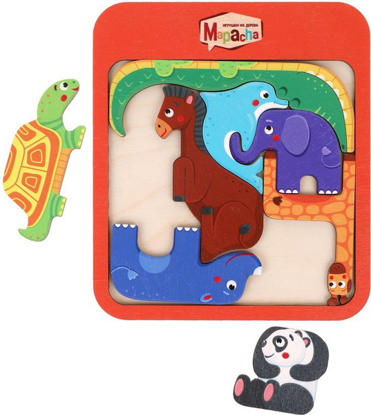 Изображение товара Развивающая игра Mapacha Головоломка Веселый зоопарк / 962508