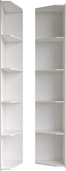 Изображение товара Угловое окончание для шкафа Евва Лайн 01 ЛН-TU.450.01 (бодега белый)