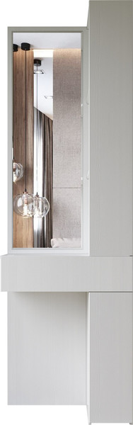 Изображение товара Угловое окончание для шкафа Евва Лайн 02L ЛН-TU.450.02L (бодега белый)