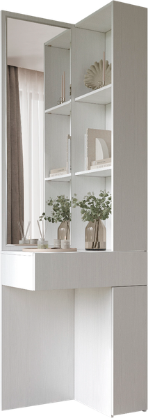 Изображение товара Угловое окончание для шкафа Евва Лайн 02L ЛН-TU.450.02L (бодега белый)