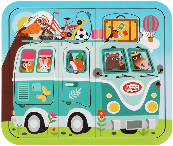 Изображение товара Развивающая игра Mapacha Путешествие на автобусе / 962217