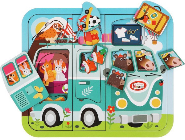 Изображение товара Развивающая игра Mapacha Путешествие на автобусе / 962217